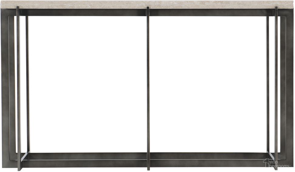 The appearance of Hathaway Metal Console Table designed by Bernhardt in the modern / contemporary interior design. This bronze piece of furniture  was selected by 1StopBedrooms from Hathaway Collection to add a touch of cosiness and style into your home. Sku: 510911. Material: Steel.
