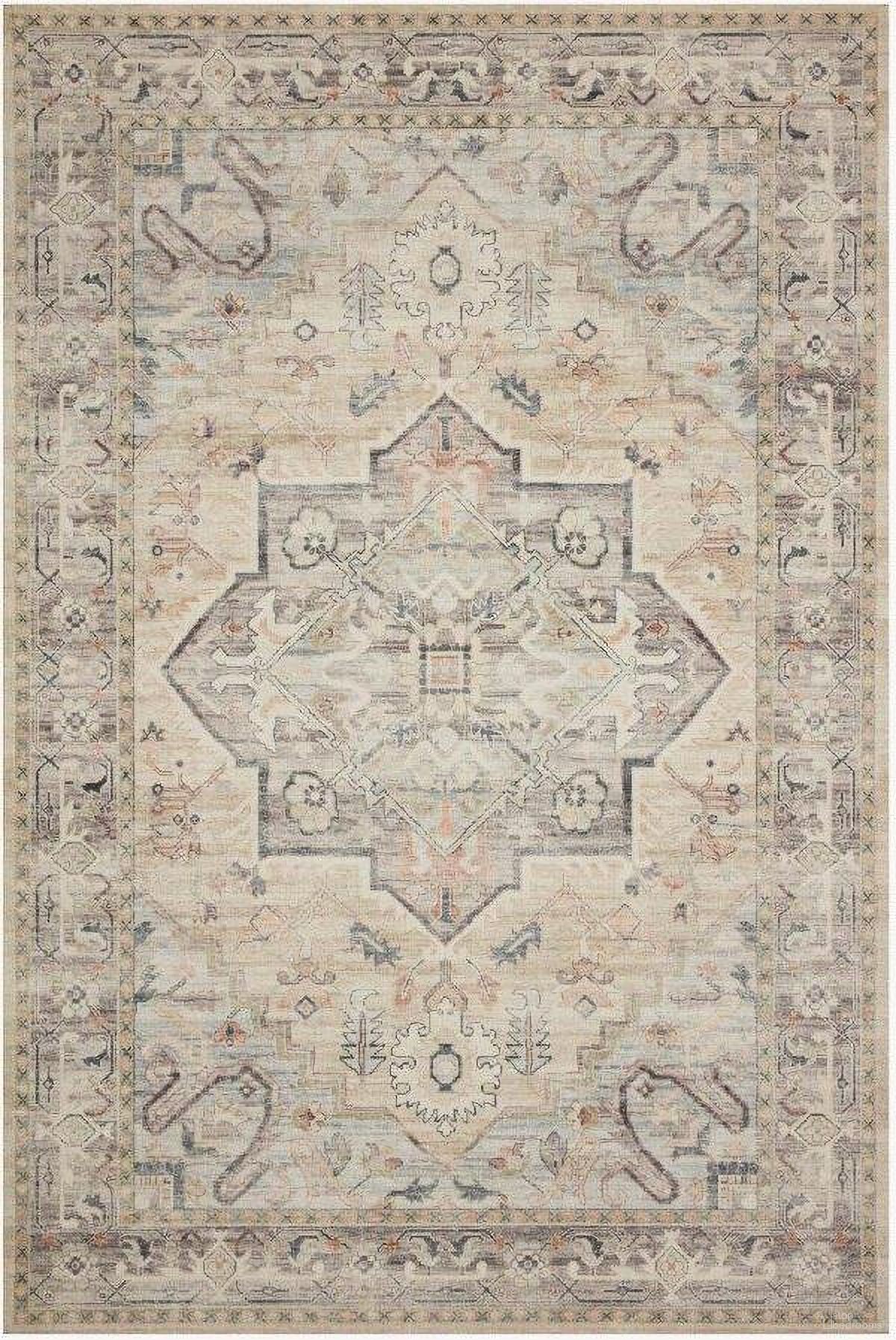Hathaway Multi/Ivory 5' x 7'6" Rug