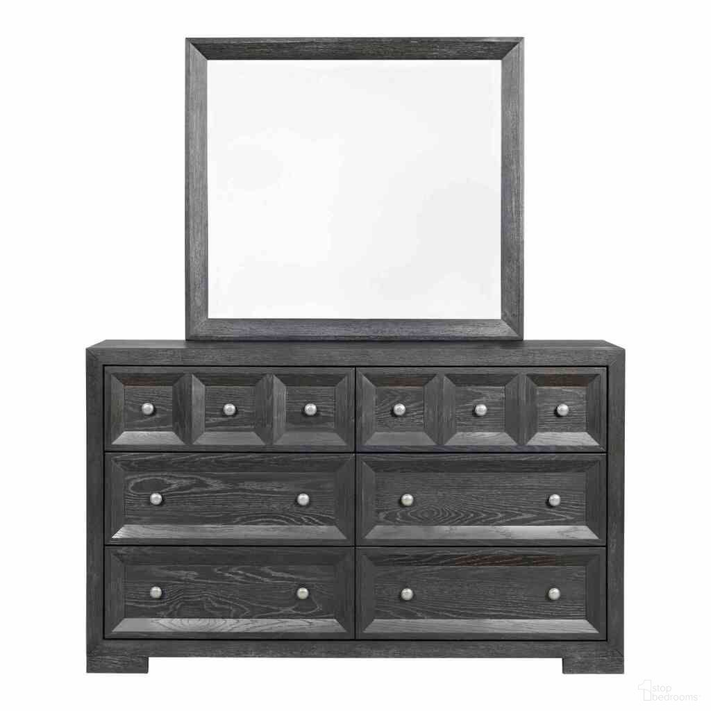 The appearance of Hatton Cross Dresser In Weathered Black designed by Furniture of America in the modern / contemporary interior design. This weathered black piece of furniture was selected by 1StopBedrooms from Hatton Cross Collection to add a touch of cosiness and style into your home. Sku: FM79011BK-D. Material: Solid Rubberwood.