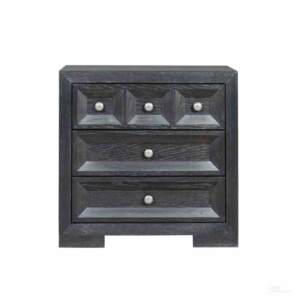 The appearance of Hatton Cross Nightstand with USB A-C In Weathered Black designed by Furniture of America in the modern / contemporary interior design. This weathered black piece of furniture was selected by 1StopBedrooms from Hatton Cross Collection to add a touch of cosiness and style into your home. Sku: FM79011BK-N. Material: Solid Rubberwood.