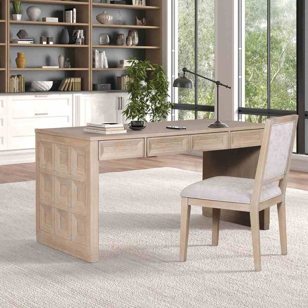 The appearance of Hatton Cross Writing Desk In Tawny designed by Furniture of America in the modern / contemporary interior design. This tawny piece of furniture was selected by 1StopBedrooms from Hatton Cross Collection to add a touch of cosiness and style into your home. Sku: FM49011NT-DK. Material: Rubberwood.