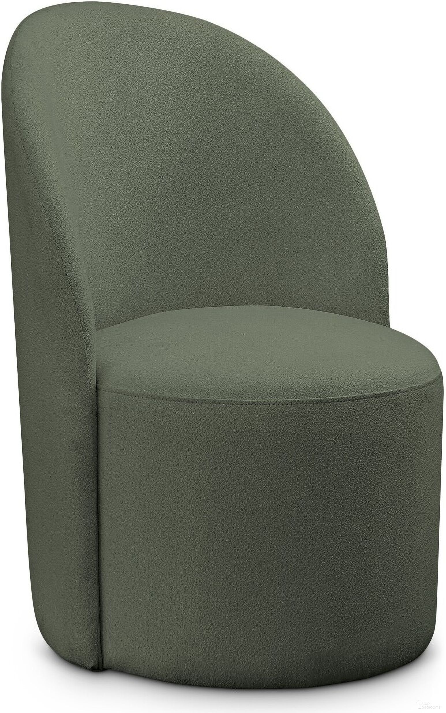 The appearance of Hautely Boucle Fabric Accent Chair In Green designed by Meridian in the modern / contemporary interior design. This green piece of furniture was selected by 1StopBedrooms from Hautely Collection to add a touch of cosiness and style into your home. Sku: 528Green. Material: Boucle. Chair Type: Side Chair.