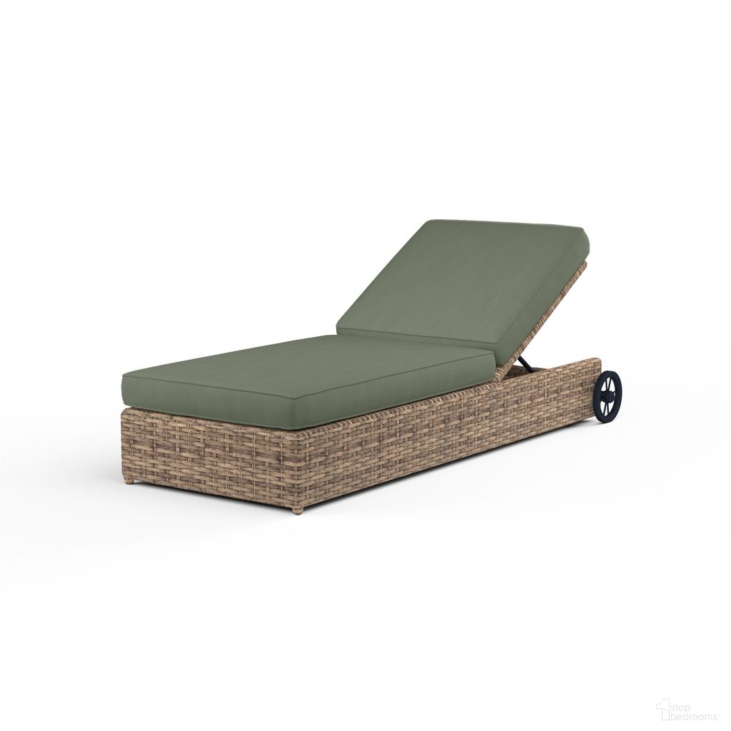 The appearance of Havana Adjustable Chaise in Cast Sage designed by Sunset West in the transitional interior design. This cast sage piece of furniture  was selected by 1StopBedrooms from Havana Collection to add a touch of cosiness and style into your home. Sku: SW1701-9-48092. Material: Resin Wicker.