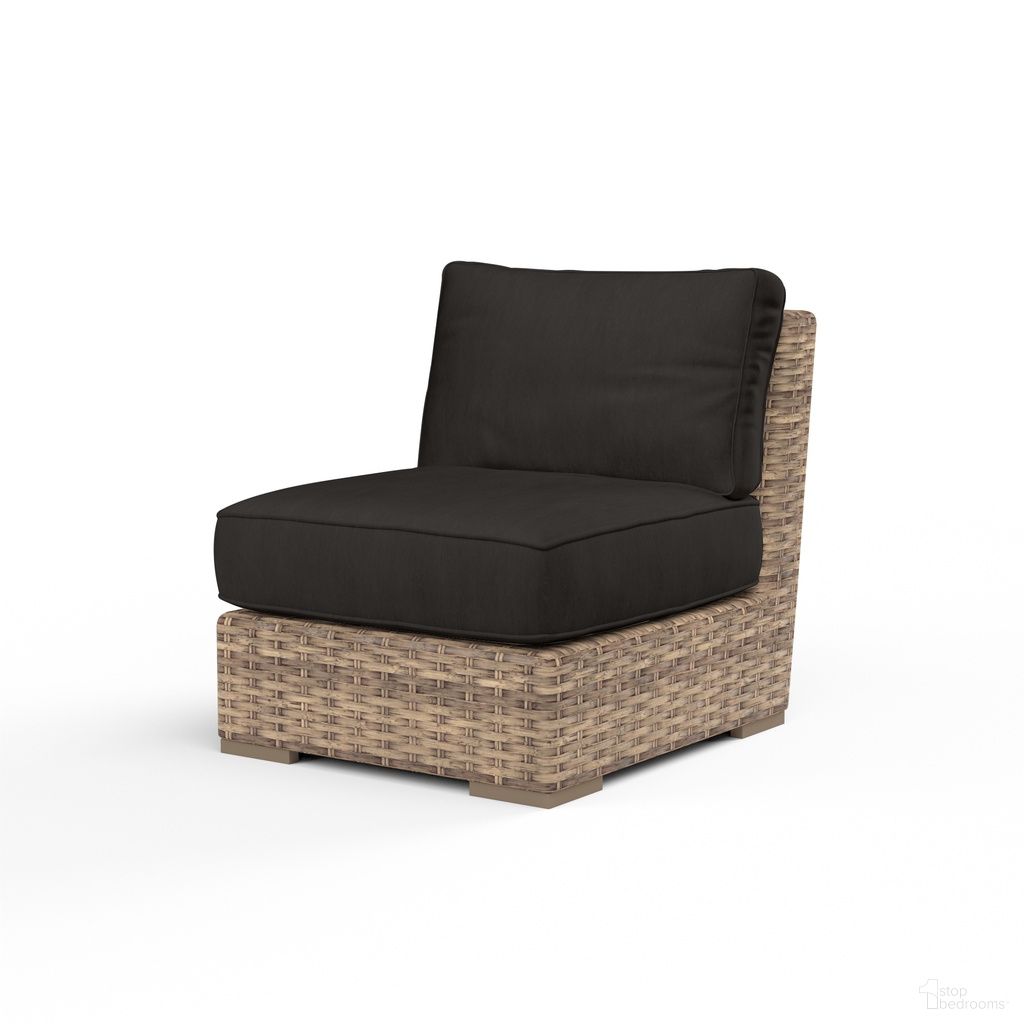 The appearance of Havana Armless Club in Spectrum Carbon designed by Sunset West in the transitional interior design. This spectrum carbon piece of furniture was selected by 1StopBedrooms from Havana Collection to add a touch of cosiness and style into your home. Sku: SW1701-AC-48085. Material: Resin Wicker.