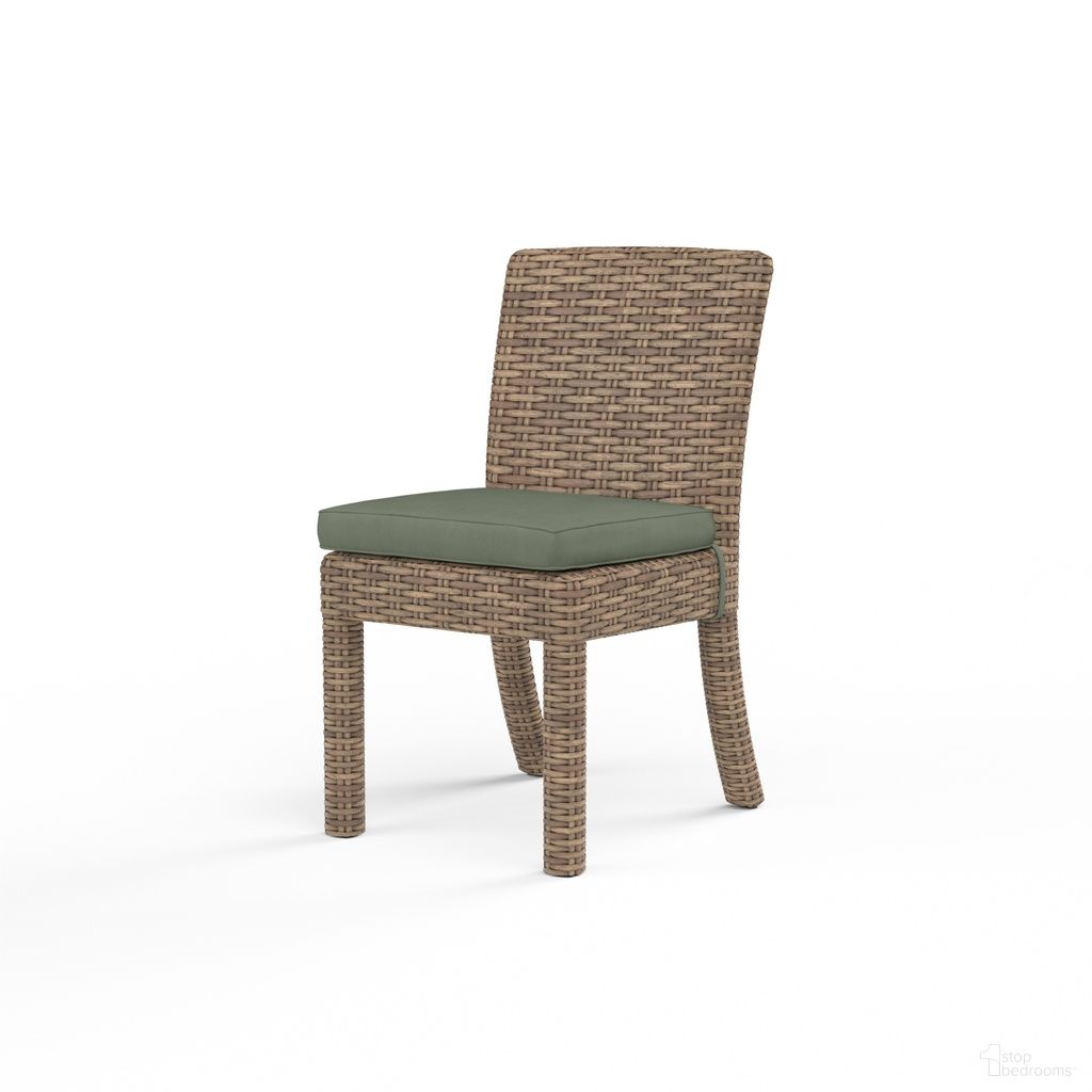 The appearance of Havana Armless Dining Chair in Cast Sage designed by Sunset West in the transitional interior design. This cast sage piece of furniture was selected by 1StopBedrooms from Havana Collection to add a touch of cosiness and style into your home. Sku: SW1701-1A-48092. Material: Resin Wicker.