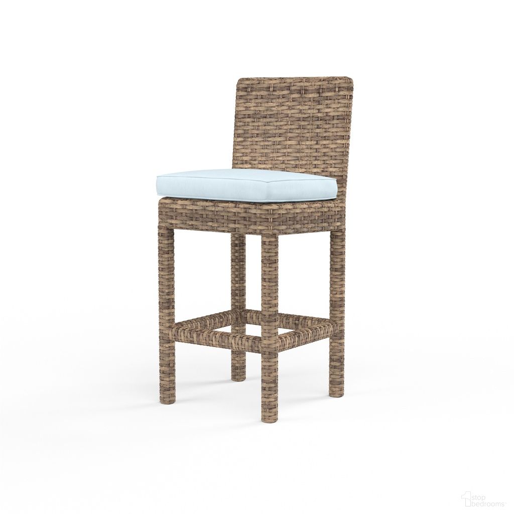 The appearance of Havana Barstool in Canvas Skyline designed by Sunset West in the transitional interior design. This canvas skyline piece of furniture was selected by 1StopBedrooms from Havana Collection to add a touch of cosiness and style into your home. Sku: SW1701-7B-14091. Material: Resin Wicker.