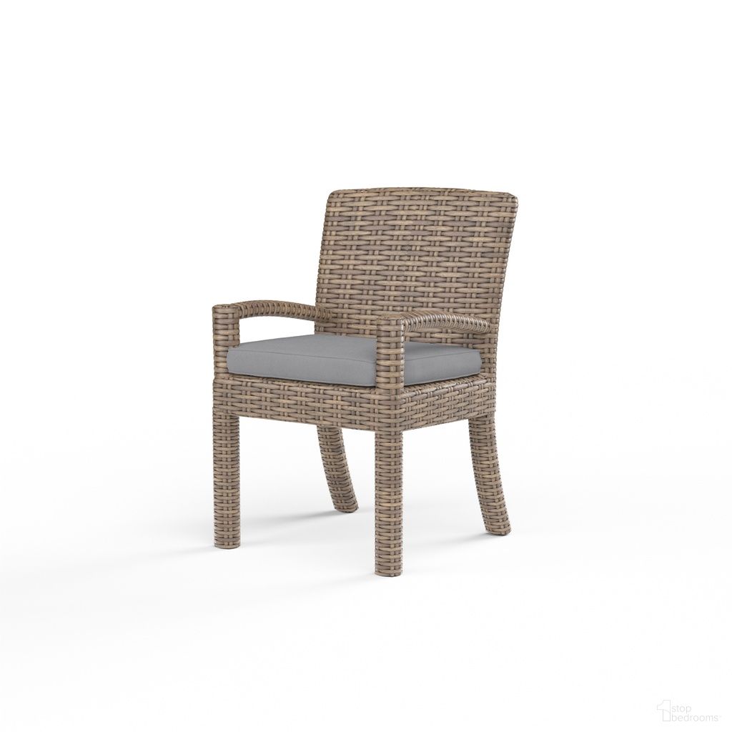 The appearance of Havana Dining Chair in Canvas Granite designed by Sunset West in the transitional interior design. This canvas granite piece of furniture was selected by 1StopBedrooms from Havana Collection to add a touch of cosiness and style into your home. Sku: SW1701-1-5402. Material: Resin Wicker.