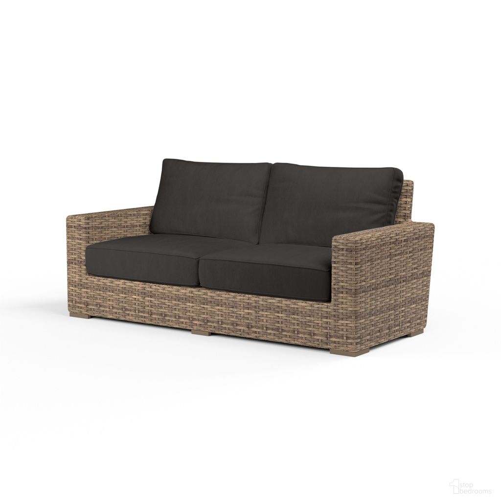 The appearance of Havana Loveseat in Spectrum Carbon designed by Sunset West in the transitional interior design. This spectrum carbon piece of furniture was selected by 1StopBedrooms from Havana Collection to add a touch of cosiness and style into your home. Sku: SW1701-22-48085. Material: Resin Wicker.