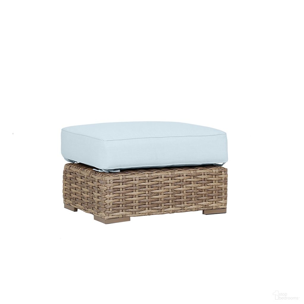 The appearance of Havana Ottoman in Canvas Skyline designed by Sunset West in the transitional interior design. This canvas skyline piece of furniture  was selected by 1StopBedrooms from Havana Collection to add a touch of cosiness and style into your home. Sku: SW1701-OTT-14091. Material: Resin Wicker.