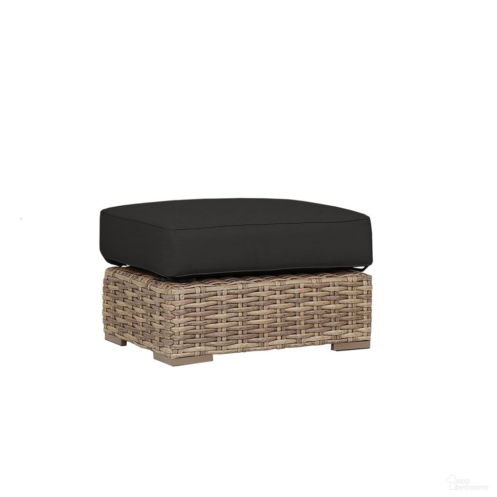 Havana Ottoman in Spectrum Carbon
