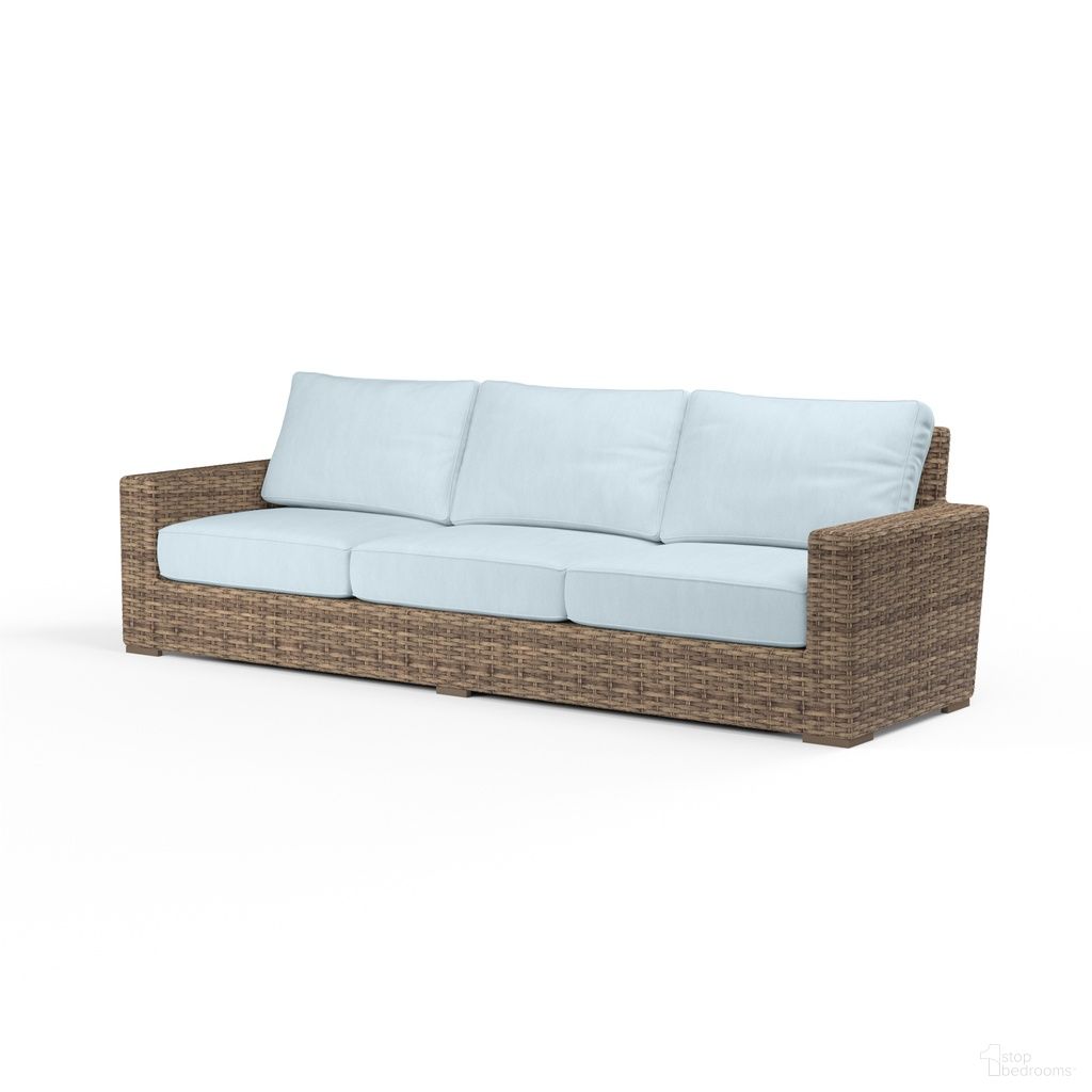 The appearance of Havana Sofa in Canvas Skyline designed by Sunset West in the transitional interior design. This canvas skyline piece of furniture was selected by 1StopBedrooms from Havana Collection to add a touch of cosiness and style into your home. Sku: SW1701-23-14091. Material: Resin Wicker.