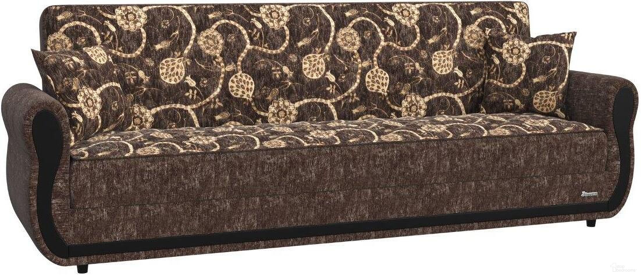 The appearance of Havana Upholstered Convertible Sofabed with Storage In Gray designed by Casamode in the modern / contemporary interior design. This gray piece of furniture was selected by 1StopBedrooms from Havana Collection to add a touch of cosiness and style into your home. Sku: HVN-GY-SB. Material: Chenille.