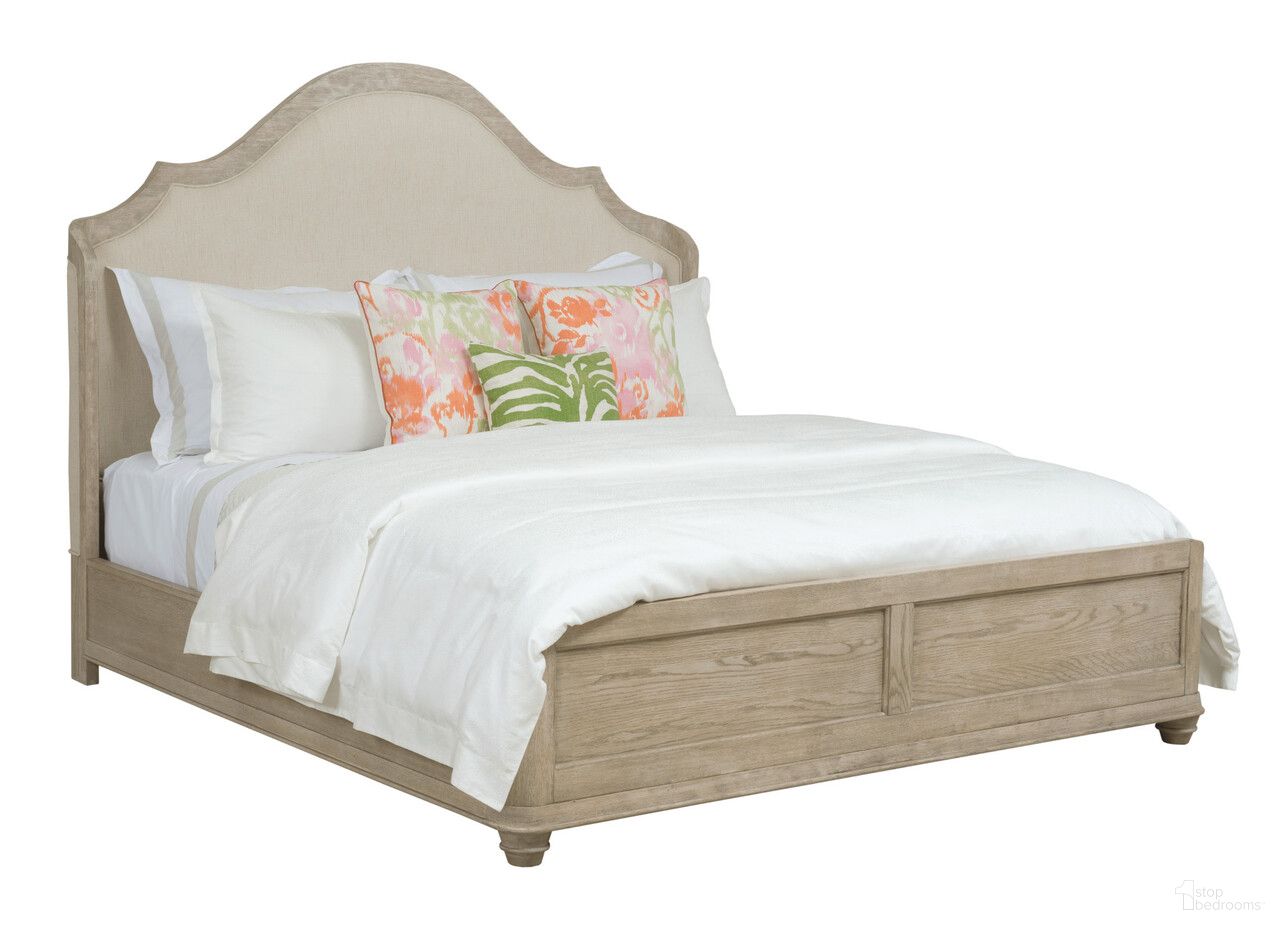 The appearance of Vista Haven Shelter California King Bed In Oyster designed by American Drew in the transitional interior design. This oyster piece of furniture was selected by 1StopBedrooms from Vista Collection to add a touch of cosiness and style into your home. Sku: 803-316C;803-317;803-R53. Bed Size: California King. Material: Oak. Bed Type: Shelter Bed.