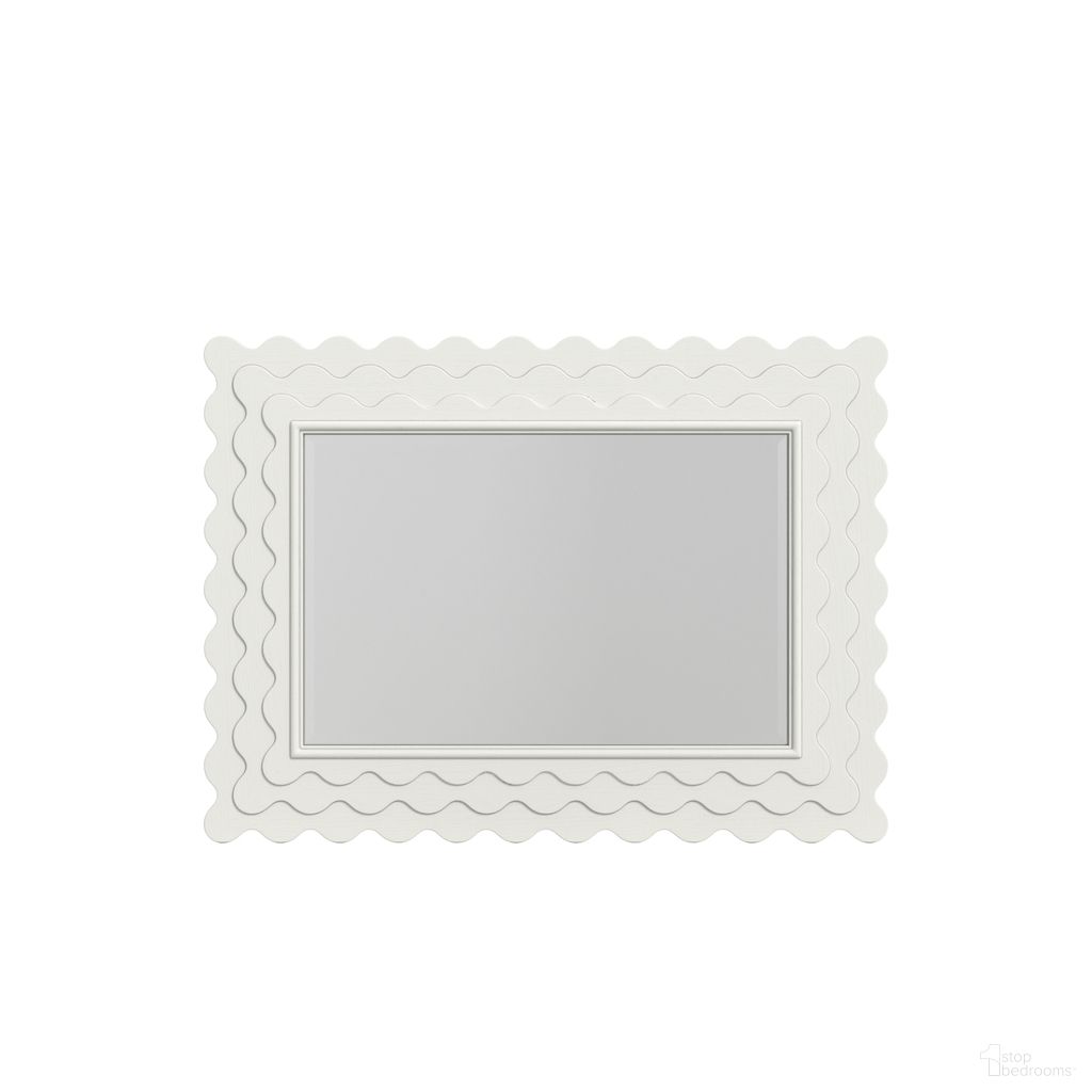 The appearance of Haven Mirror In Warm White designed by A.R.T. in the transitional interior design. This warm white piece of furniture was selected by 1StopBedrooms from Haven Collection to add a touch of cosiness and style into your home. Sku: 339120-2367. Material: Parawood.