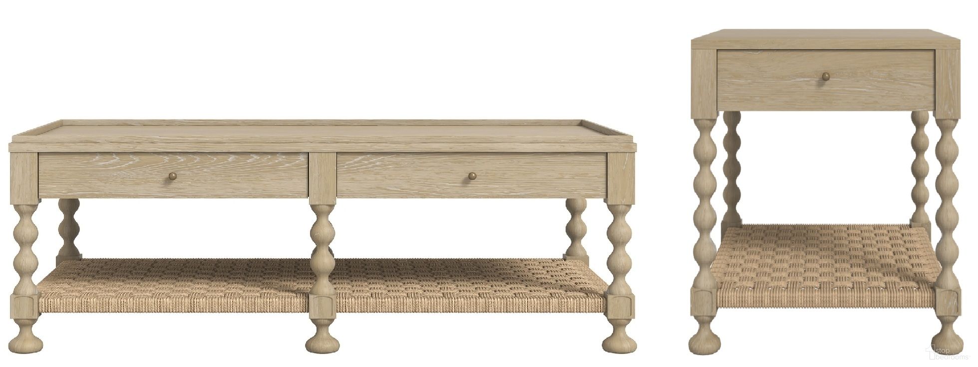 The appearance of Haven Occasional Table Set In Blonde Oak designed by A.R.T. in the transitional interior design. This blonde oak piece of furniture was selected by 1StopBedrooms from Haven Collection to add a touch of cosiness and style into your home. Sku: 339300-2325;339304-2325. Material: Oak Veneer.