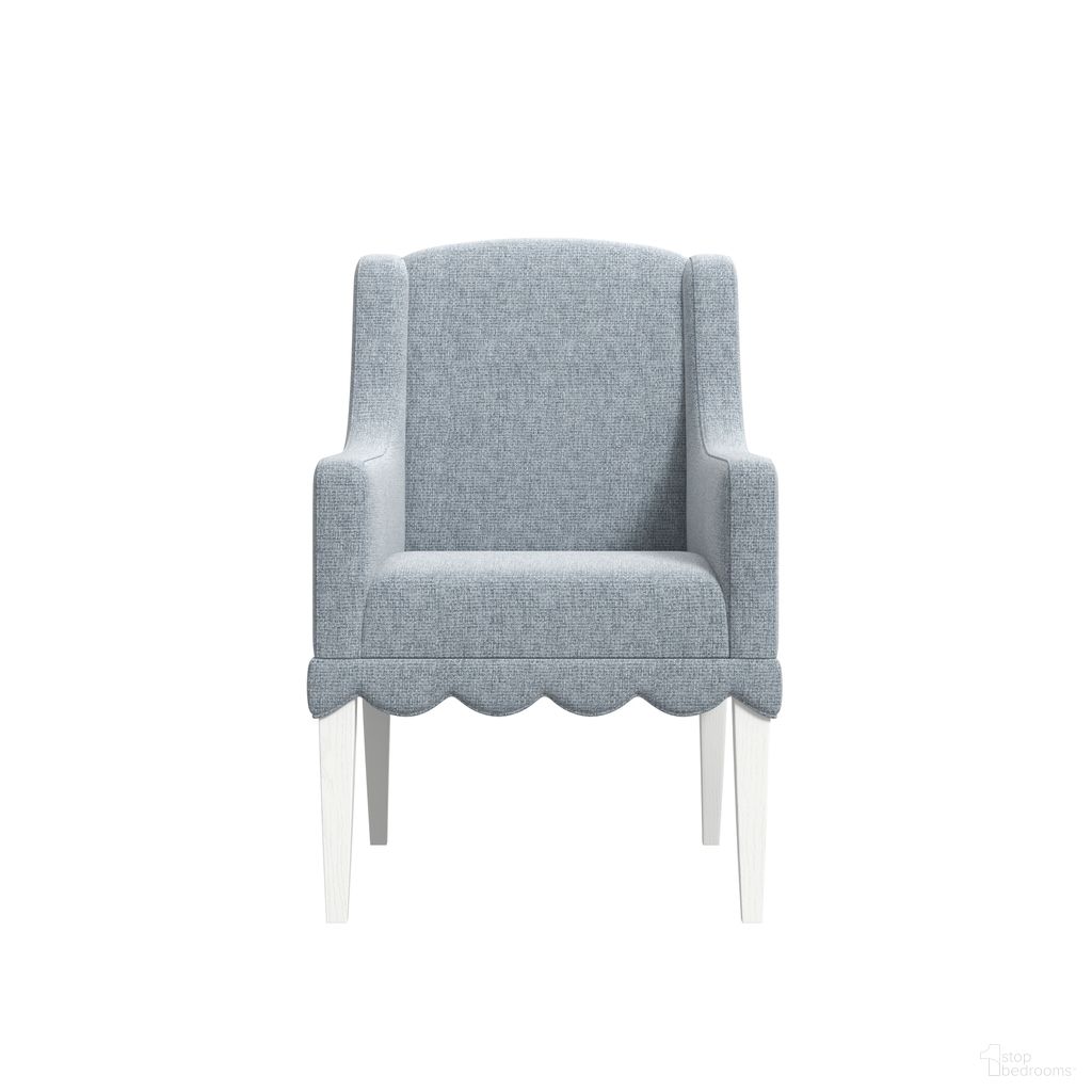 The appearance of Haven Upholstered Hostess Chair Set of 2 In Warm White and Blue designed by A.R.T. in the transitional interior design. This warm white/blue piece of furniture was selected by 1StopBedrooms from Haven Collection to add a touch of cosiness and style into your home. Sku: 339201-2367. Chair Type: Arm Chair. Material: Parawood.