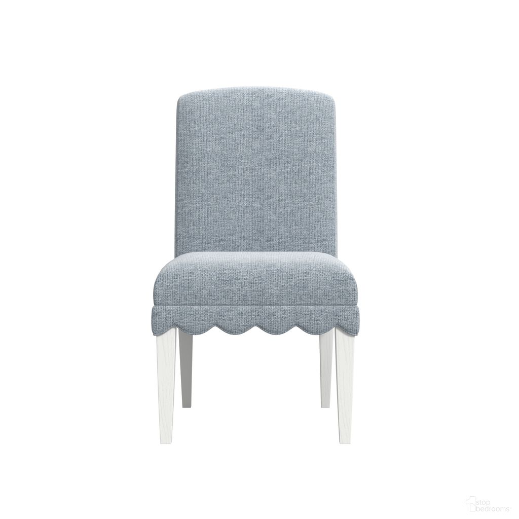 The appearance of Haven Upholstered Side Chair Set of 2 In Warm White and Blue designed by A.R.T. in the transitional interior design. This warm white/blue piece of furniture was selected by 1StopBedrooms from Haven Collection to add a touch of cosiness and style into your home. Sku: 339200-2367. Material: Parawood. Chair Type: Side Chair.