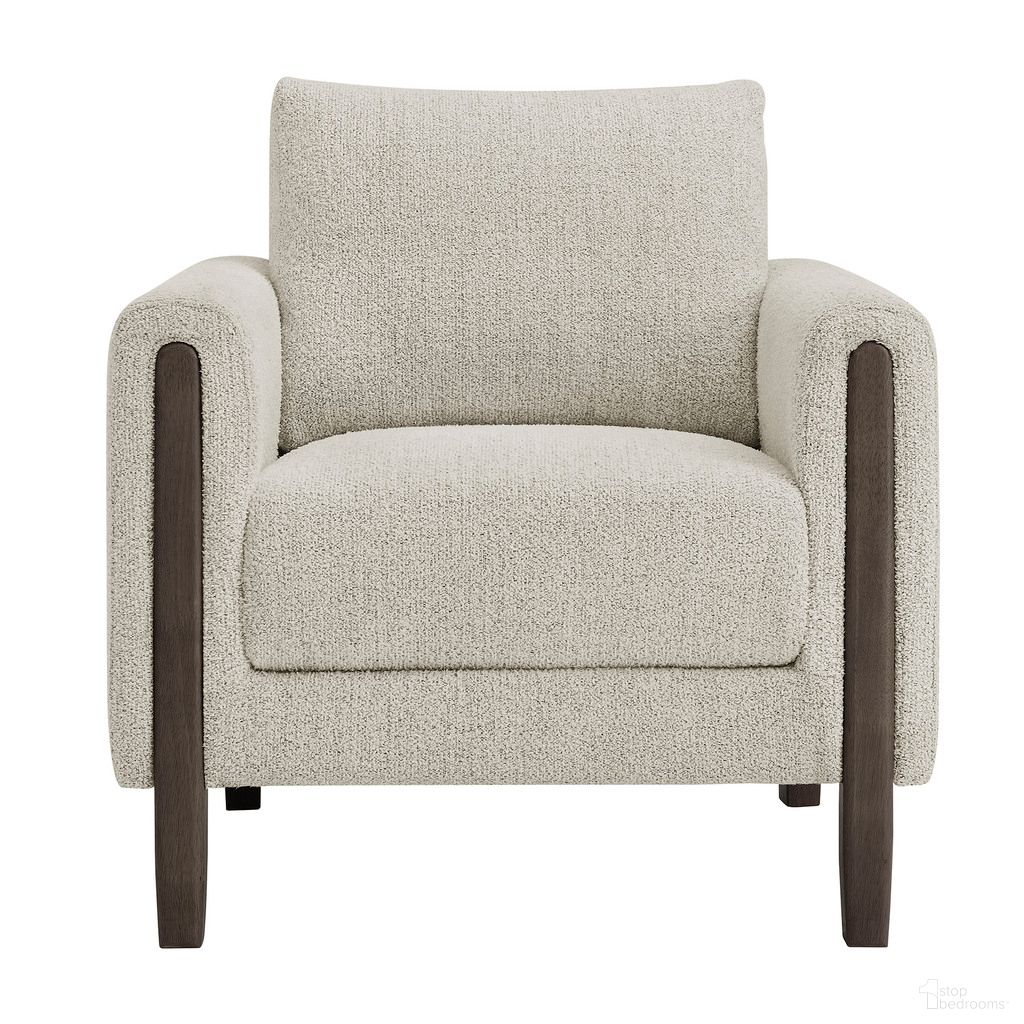 The appearance of Hawken Boucle Fabric Accent Armchair In Parchment Espresso designed by Modway in the modern / contemporary interior design. This parchment espresso piece of furniture was selected by 1StopBedrooms from Hawken Collection to add a touch of cosiness and style into your home. Sku: EEI-7459-PCH-ESP. Material: Boucle Fabric.