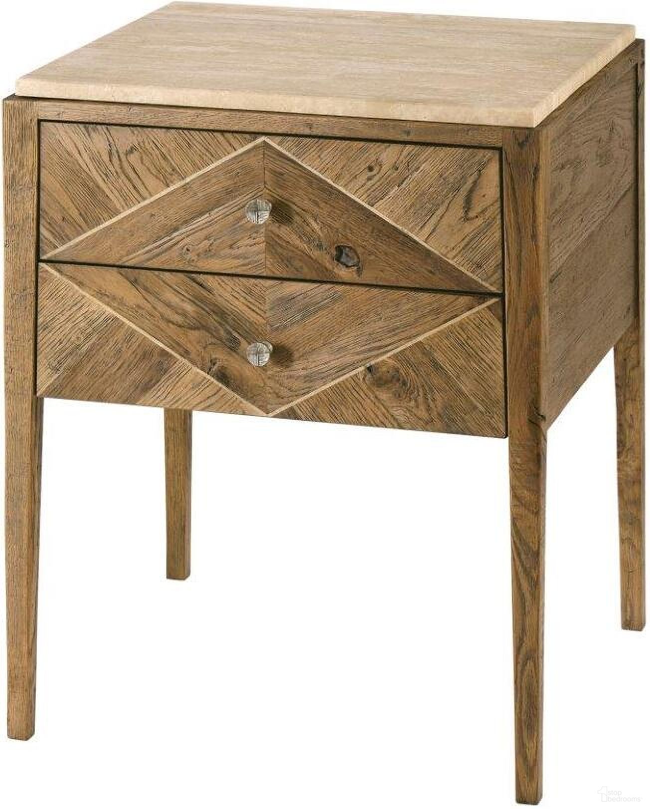 The appearance of Hawkesford Nightstand designed by Theodore Alexander in the rustic / southwestern interior design. This  piece of furniture  was selected by 1StopBedrooms from Echoes Collection to add a touch of cosiness and style into your home. Sku: CB50044.C062. Material: Wood.