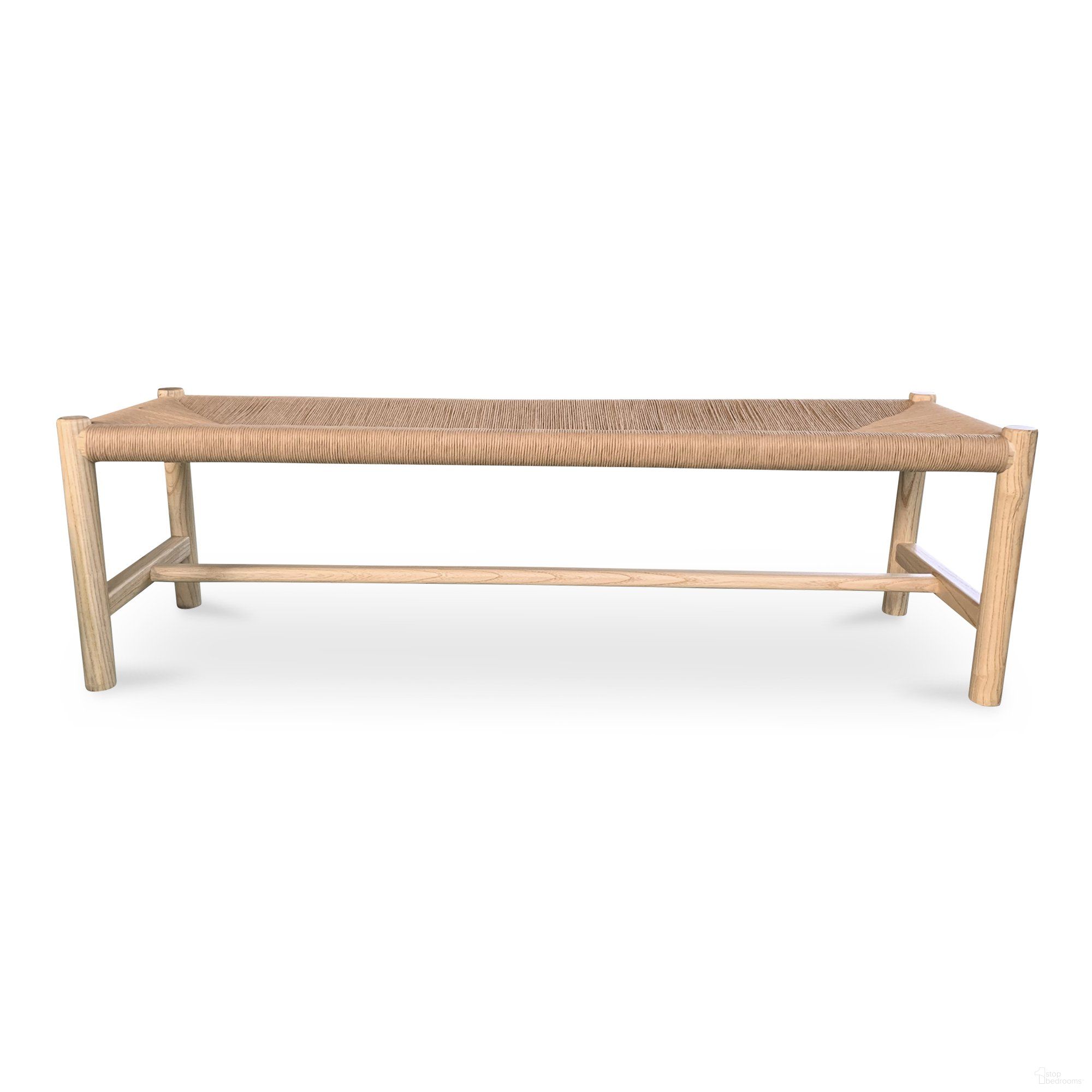 The appearance of Hawthorn Small Bench In Natural designed by Moes Home in the rustic / southwestern interior design. This natural piece of furniture was selected by 1StopBedrooms from Hawthorn Collection to add a touch of cosiness and style into your home. Sku: FG-1027-24. Material: Wood.