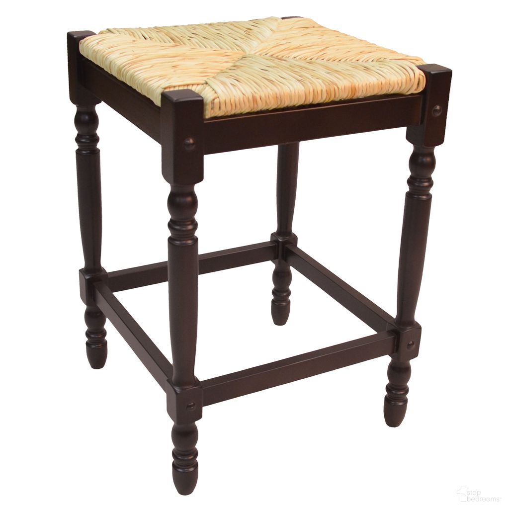 Hawthorne 24 Inch Counter Stool In Espresso and Natural
