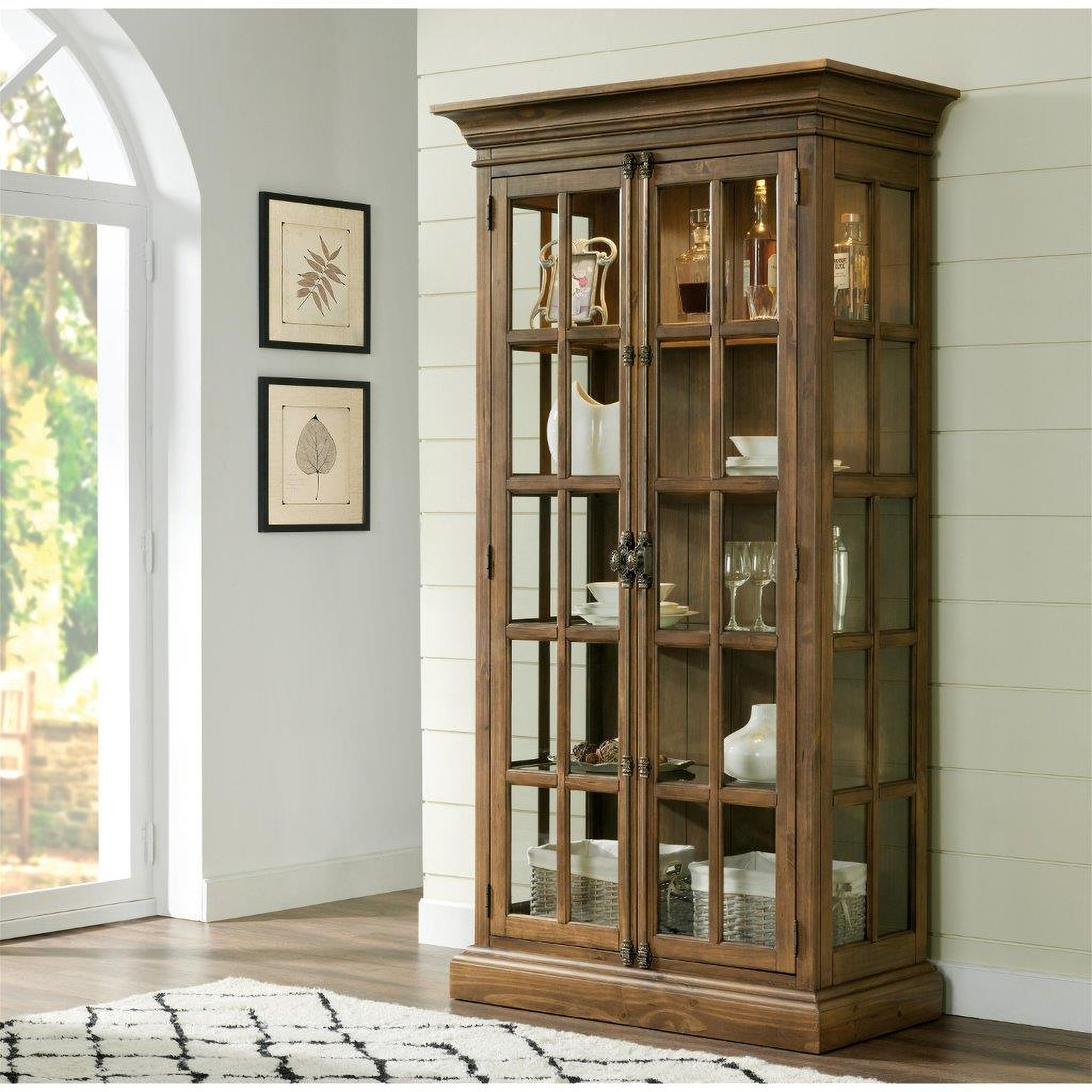 Murillo lighted store curio cabinet