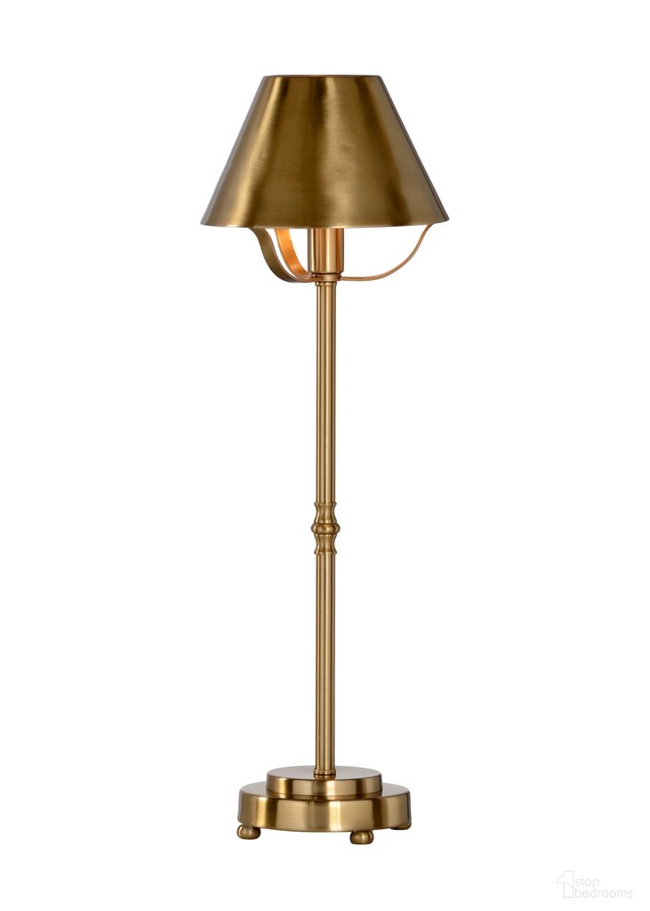 The appearance of Hayes Lamp In Gold designed by Chelsea House in the modern / contemporary interior design. This gold piece of furniture  was selected by 1StopBedrooms from Chelsea House Misc Collection to add a touch of cosiness and style into your home. Sku: 68984. Material: Iron.