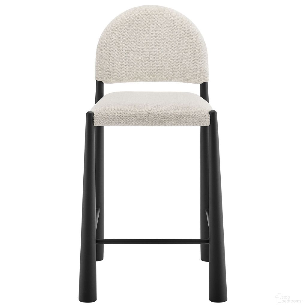 The appearance of Hayley Upholstered Fabric Counter Stool In Black and Cream designed by Modway in the modern / contemporary interior design. This black and cream piece of furniture was selected by 1StopBedrooms from Hayley Collection to add a touch of cosiness and style into your home. Sku: EEI-7221-BLK-CRE. Material: Upholstered.