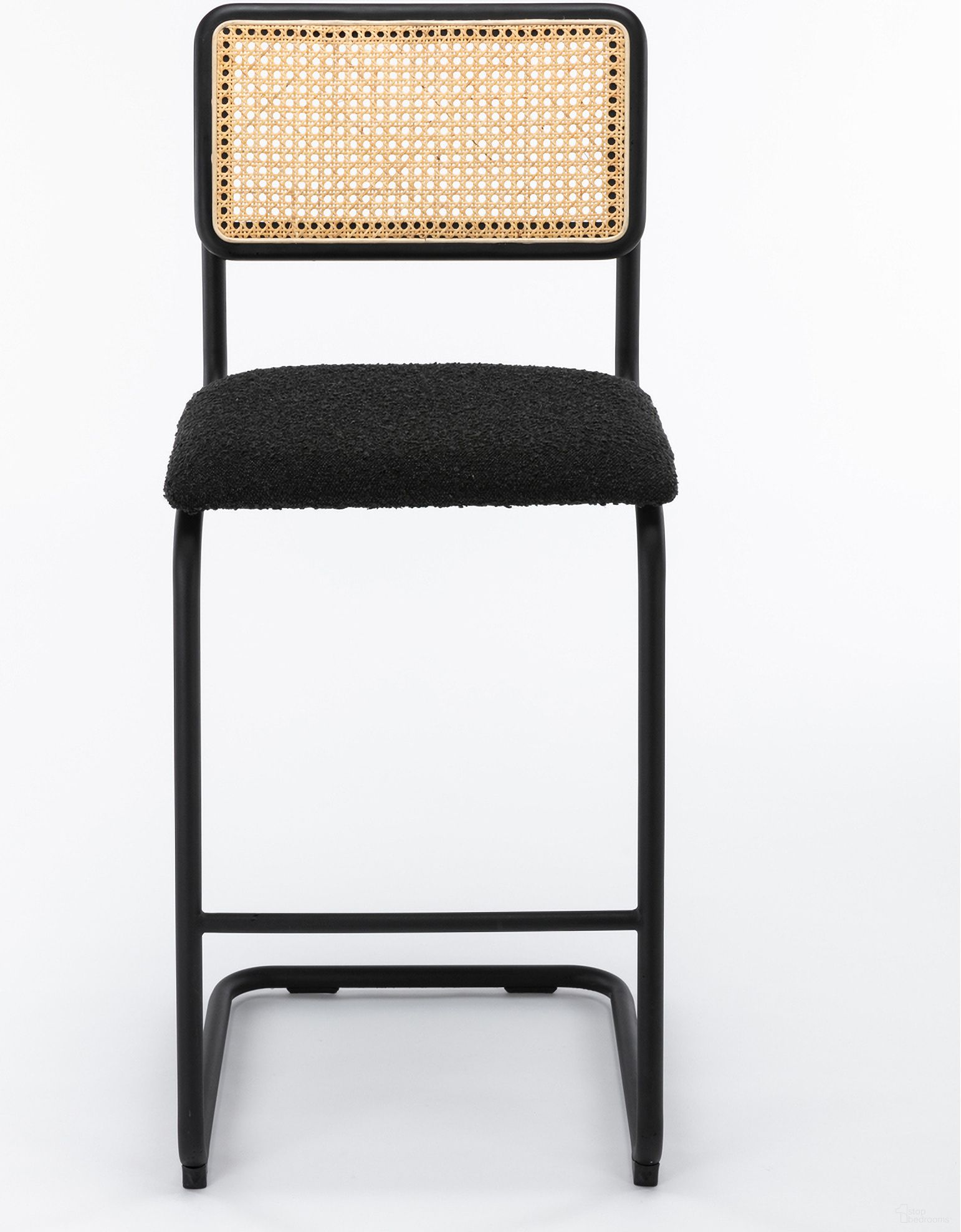 The appearance of Hayward Bar Height Stools Set of 2 In Black designed by Aeon in the modern / contemporary interior design. This black piece of furniture  was selected by 1StopBedrooms from Hayward Collection to add a touch of cosiness and style into your home. Sku: AE8125-Bar-Black. Material: Wood.
