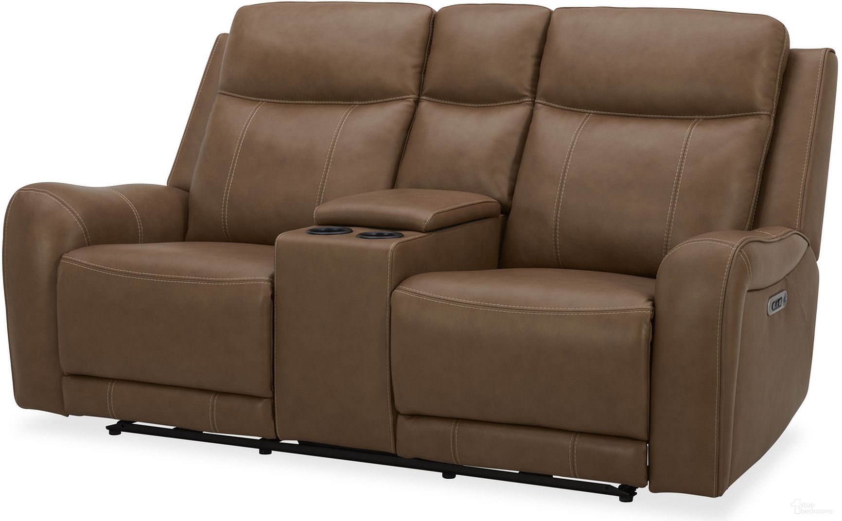 The appearance of Haywood Power Console Loveseat In Butternut designed by Parker House in the modern / contemporary interior design. This butternut piece of furniture was selected by 1StopBedrooms from Haywood Collection to add a touch of cosiness and style into your home. Sku: MHAY#822CPH-BTNT. Material: Leather.
