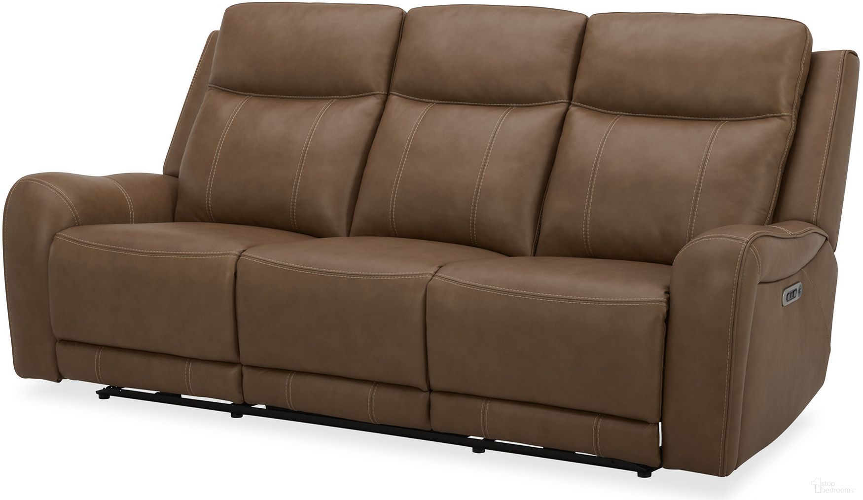 The appearance of Haywood Power Reclining Sofa In Butternut designed by Parker House in the modern / contemporary interior design. This butternut piece of furniture was selected by 1StopBedrooms from Haywood Collection to add a touch of cosiness and style into your home. Sku: MHAY#832PH-BTNT. Material: Leather.