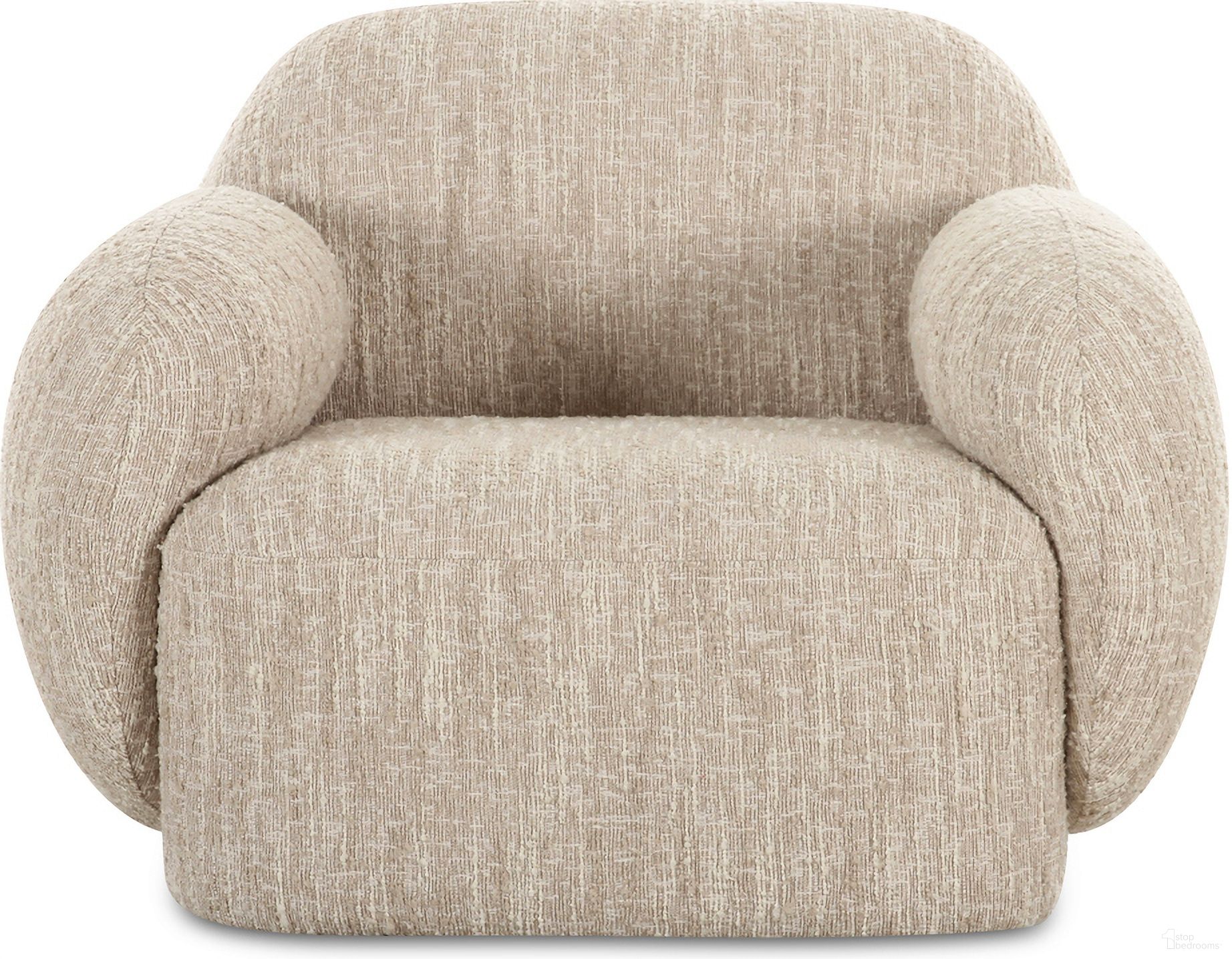 The appearance of Hazel Lounge Chair In Off White designed by Moes Home in the modern / contemporary interior design. This off white piece of furniture was selected by 1StopBedrooms from Hazel Collection to add a touch of cosiness and style into your home. Sku: OA-1043-34. Material: Polyester.