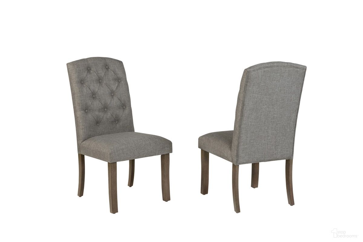The appearance of Hazel Rustic Side Dining Chair Set of 2 in Gray designed by Best Quality Furniture in the modern / contemporary interior design. This gray piece of furniture was selected by 1StopBedrooms from Hazel Collection to add a touch of cosiness and style into your home. Sku: D704-SC. Material: Linen. Chair Type: Side Chair.
