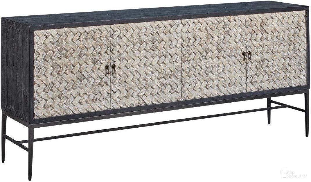 The appearance of Hazel Sideboard designed by Furniture Classics in the transitional interior design. This hazel piece of furniture was selected by 1StopBedrooms from Hazel Collection to add a touch of cosiness and style into your home. Sku: 40-164. Material: Pine.