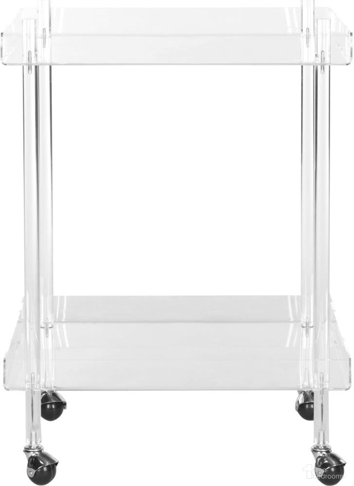 The appearance of Healy Clear Acrylic Kitchen Cart designed by Safavieh in the modern / contemporary interior design. This clear piece of furniture was selected by 1StopBedrooms from Safavieh FOX Collection to add a touch of cosiness and style into your home. Sku: FOX6017A. Material: Plastic.