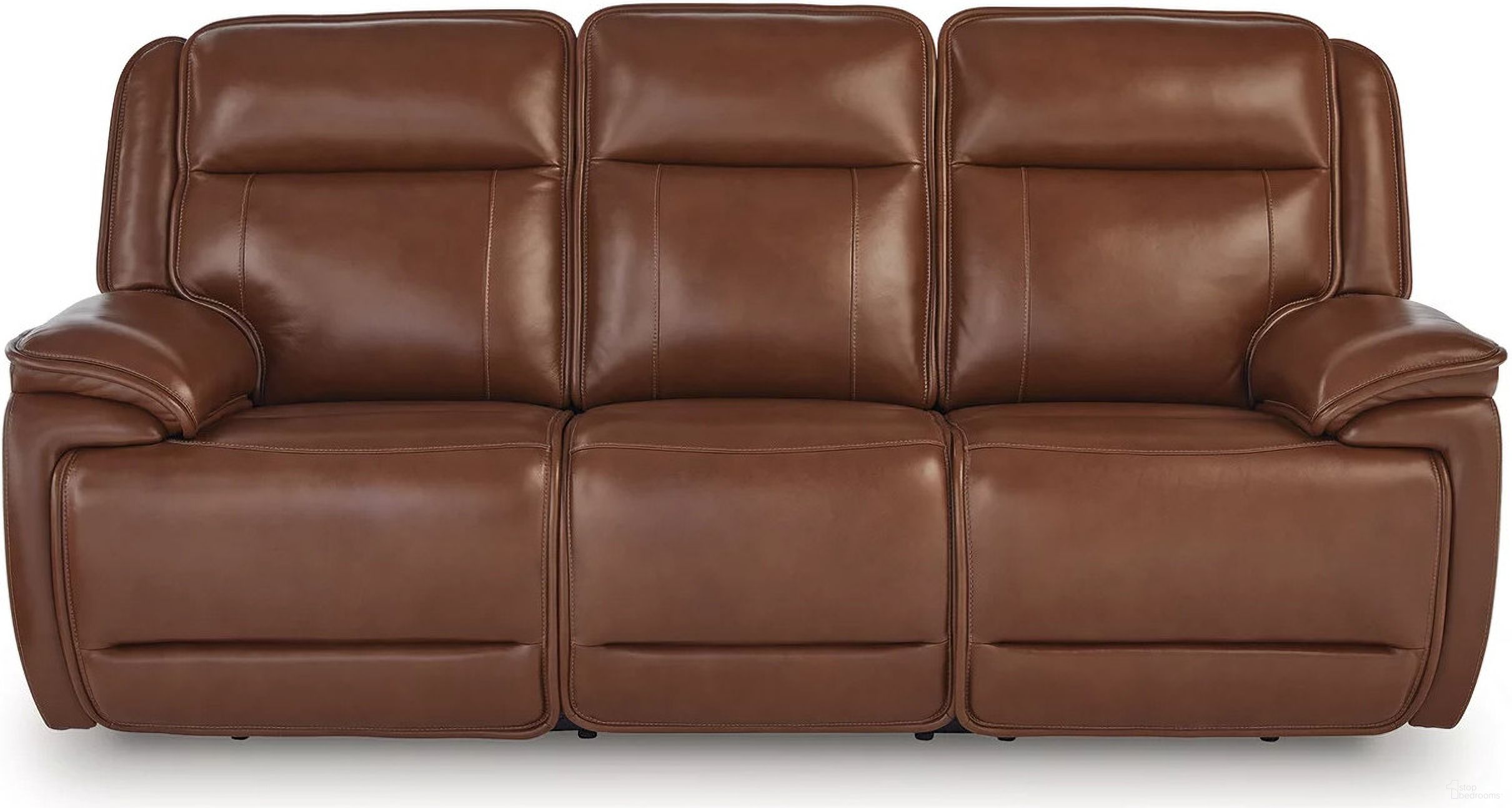 The appearance of Healy Pier Power Reclining Sofa In Chocolate designed by Signature Design by Ashley in the modern / contemporary interior design. This chocolate piece of furniture was selected by 1StopBedrooms from Healy Pier Collection to add a touch of cosiness and style into your home. Sku: U1120415. Material: Leather Match.