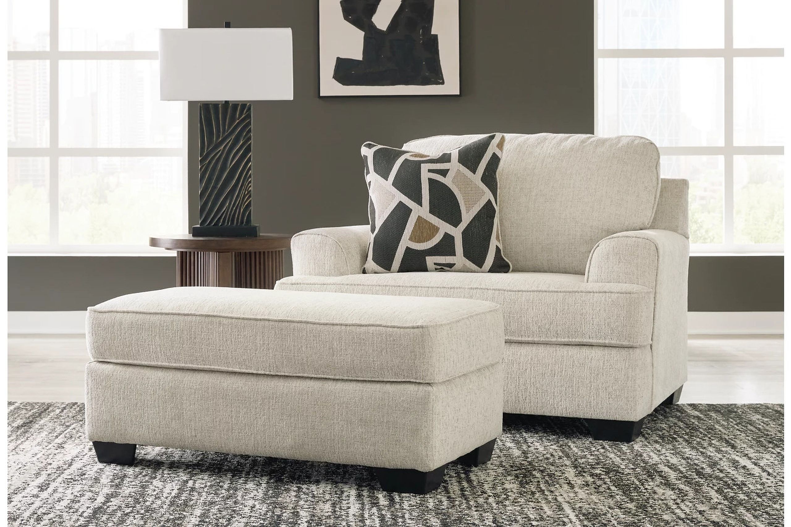 Heartcort Oversized Chair and Ottoman by Ashley Furniture 1StopBedrooms