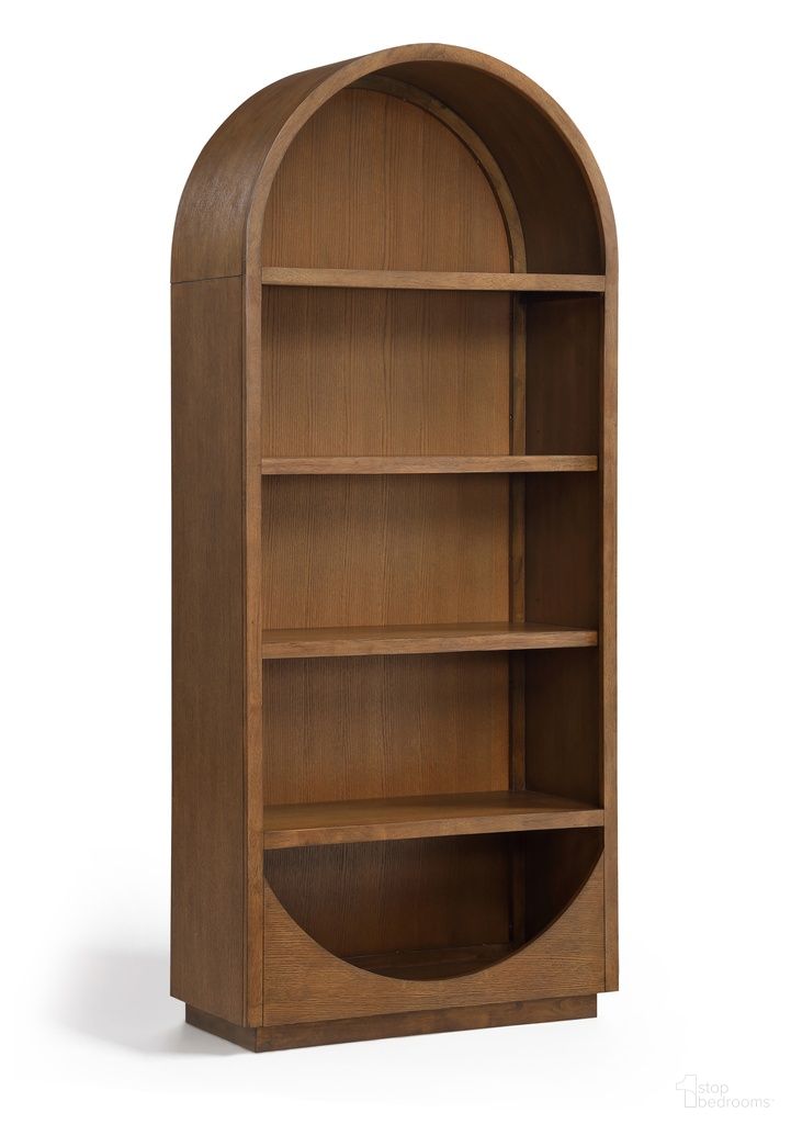 Hearth Solid Wood Bookcase In Brown
