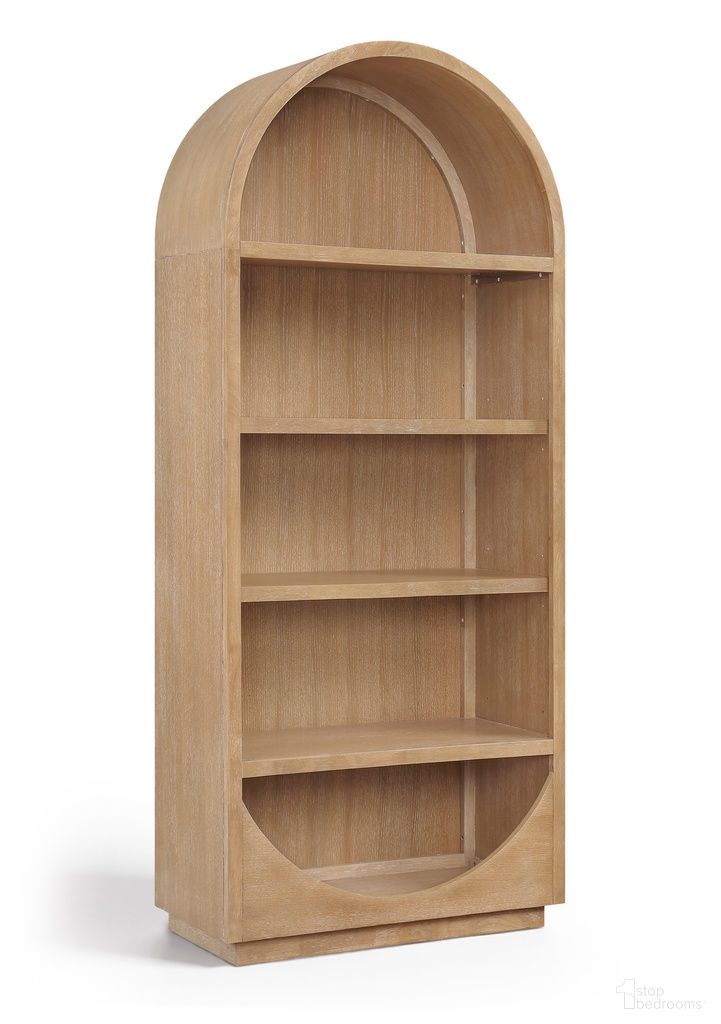 Hearth Solid Wood Bookcase In Natural
