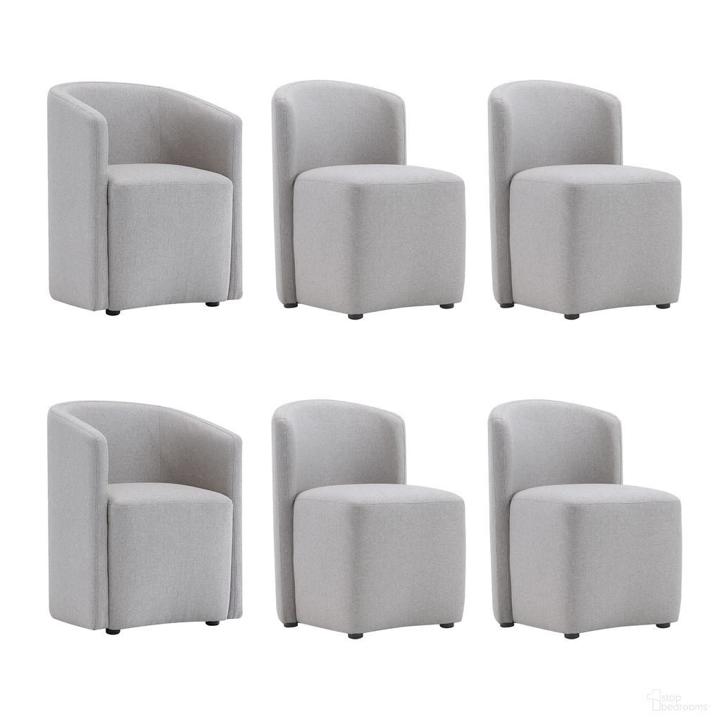 Hearth Upholstered Armchair In Light Gray