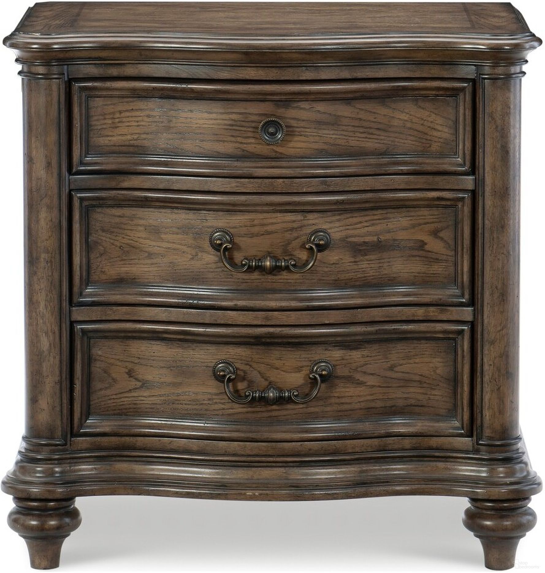 The appearance of Heath Court Nightstand designed by Homelegance in the traditional interior design. This brown oak piece of furniture  was selected by 1StopBedrooms from Heath Court Collection to add a touch of cosiness and style into your home. Sku: 1682-4. Material: Wood.
