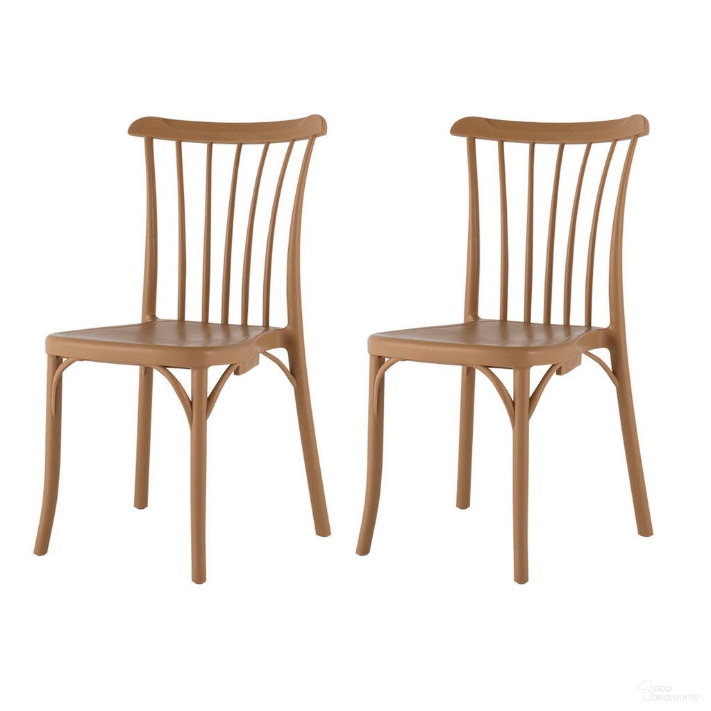 The appearance of Heavy Duty Plastic Slat Back Dining Side Chairs Set of 4 In Tan designed by Homeroots in the transitional interior design. This tan piece of furniture  was selected by 1StopBedrooms from  to add a touch of cosiness and style into your home. Sku: 565181. Material: Plastic. Chair Type: Side Chair.