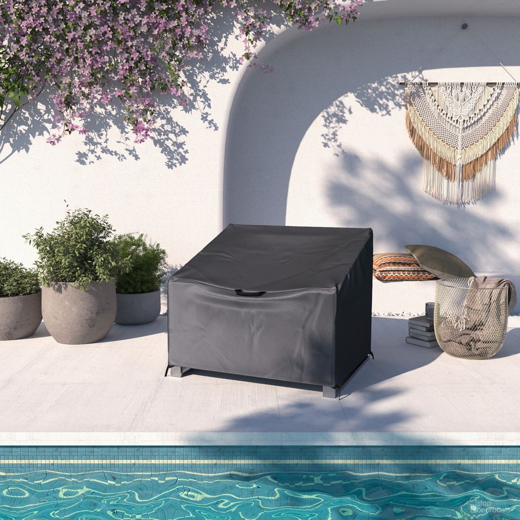 Heavy Duty Water Resistant Vented Patio Deep Seat Cover In Beige