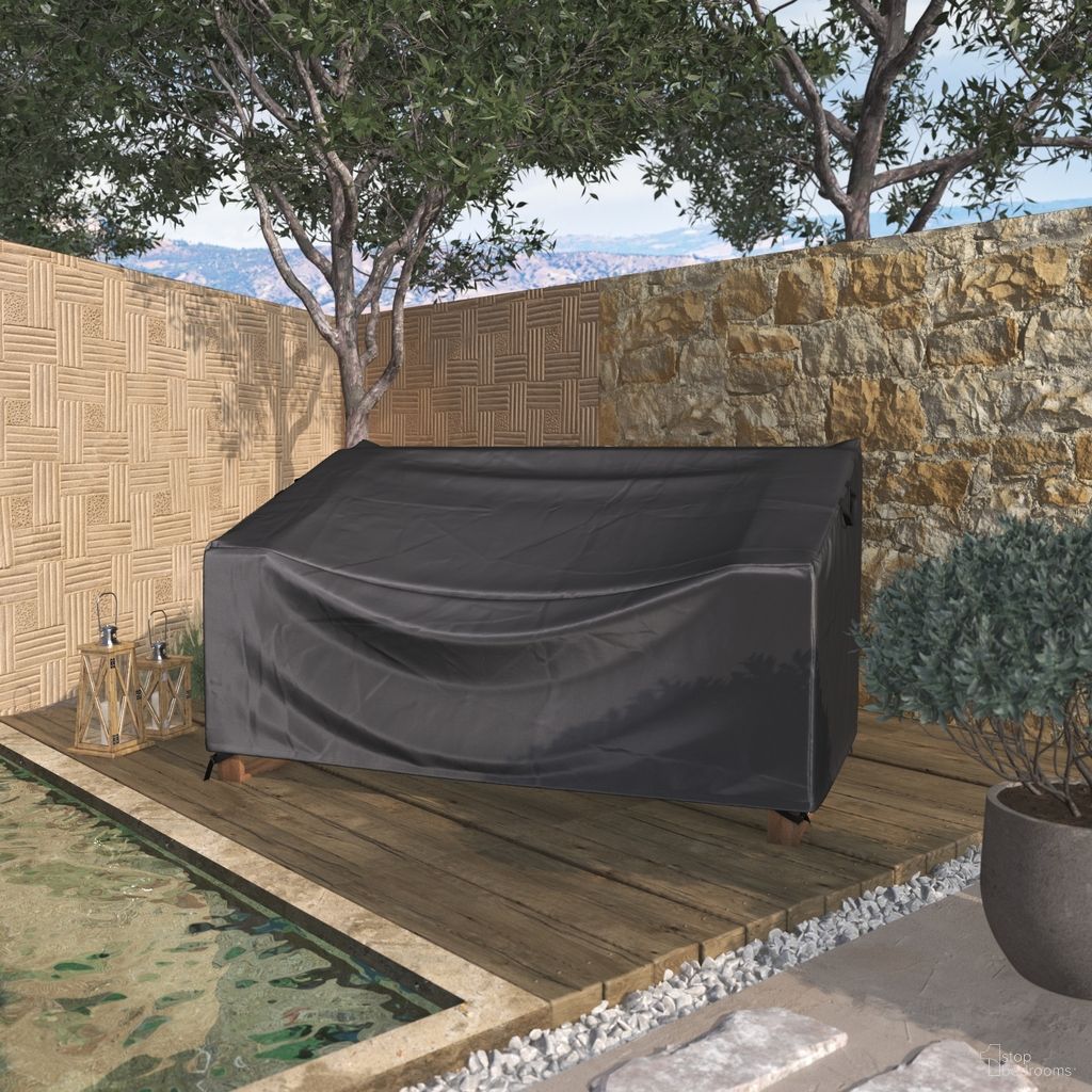Heavy Duty Water Resistant Vented Patio Loveseat Cover In Beige