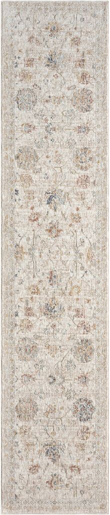 Heirloom Blend Vintage 2'2" x 10' Vintage Indoor Rug In Ivory Multi