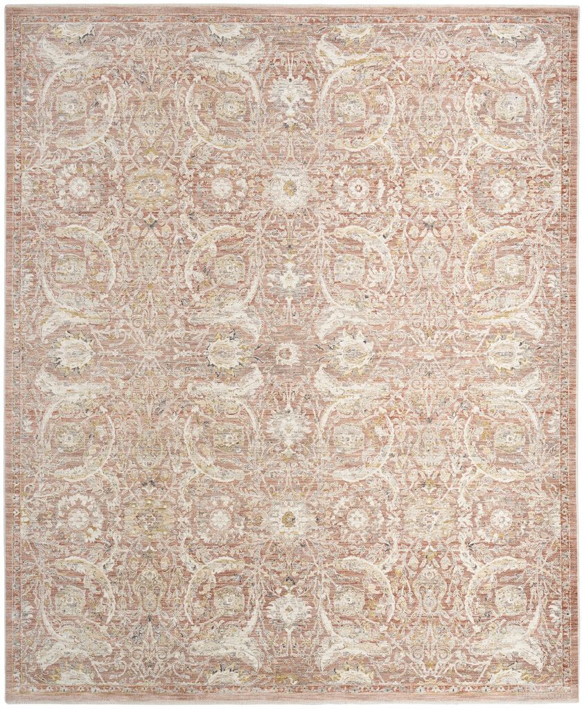 Heirloom Blend Vintage 8' x 10' Indoor Rug In Brick