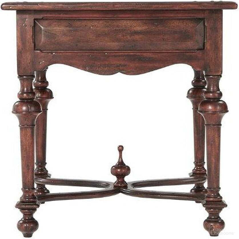 The appearance of Heirloom From The Hall Side Table designed by Theodore Alexander in the traditional interior design. This piece of furniture was selected by 1StopBedrooms from Castle Bromwich Collection to add a touch of cosiness and style into your home. Sku: CB50013. Material: Wood.
