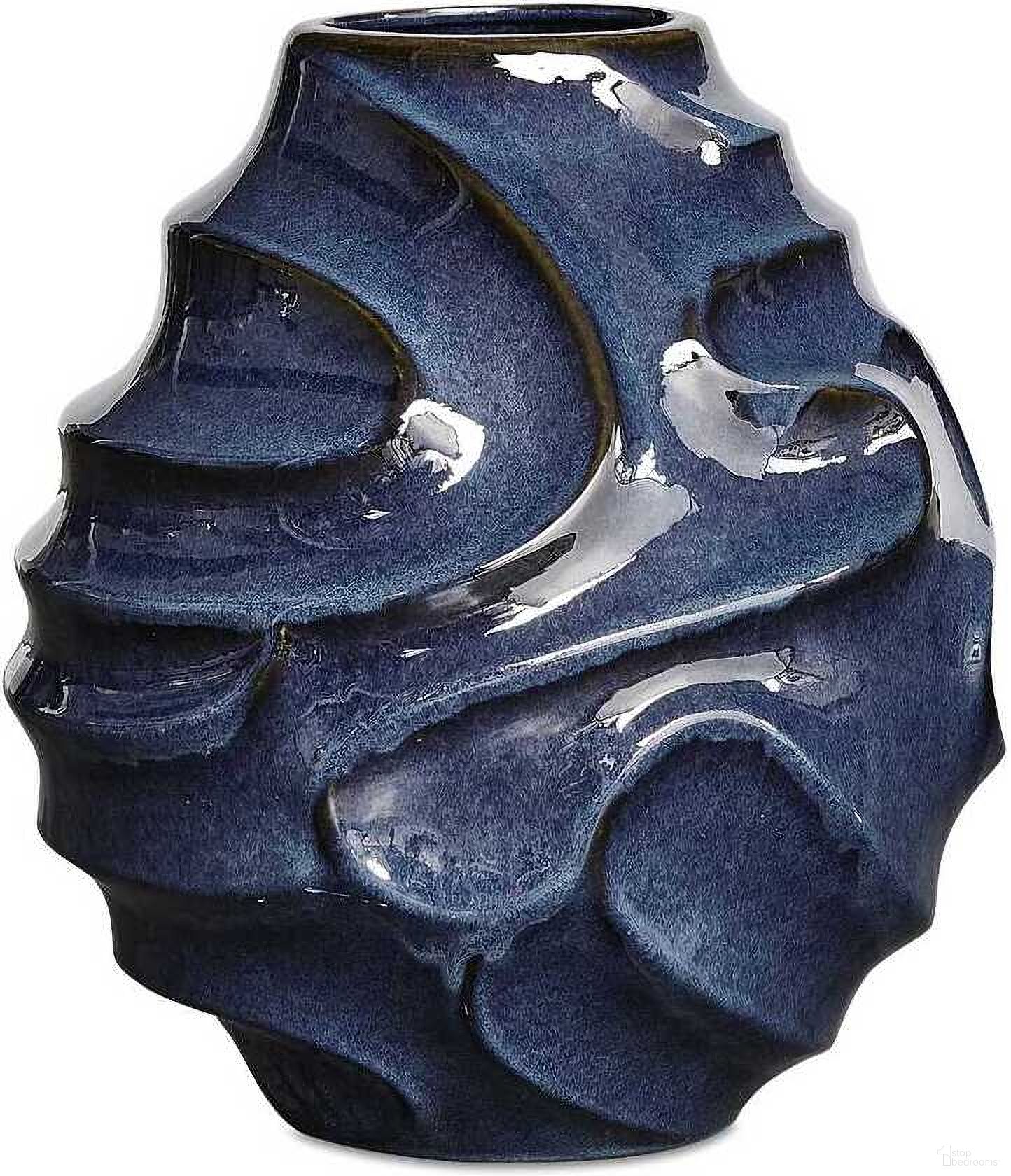 The appearance of Helix Outdoor Vase In Blue designed by Uttermost in the coastal interior design. This blue piece of furniture was selected by 1StopBedrooms from Helix Collection to add a touch of cosiness and style into your home. Sku: 18285. Material: Fabric.