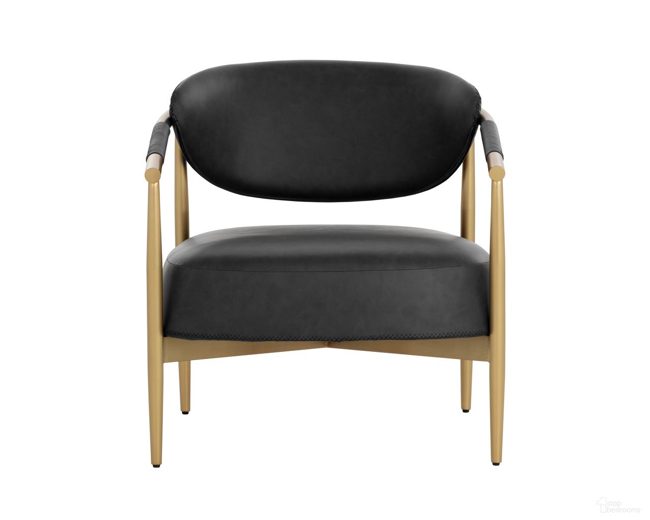 Heloise Lounge Chair In Bravo Black