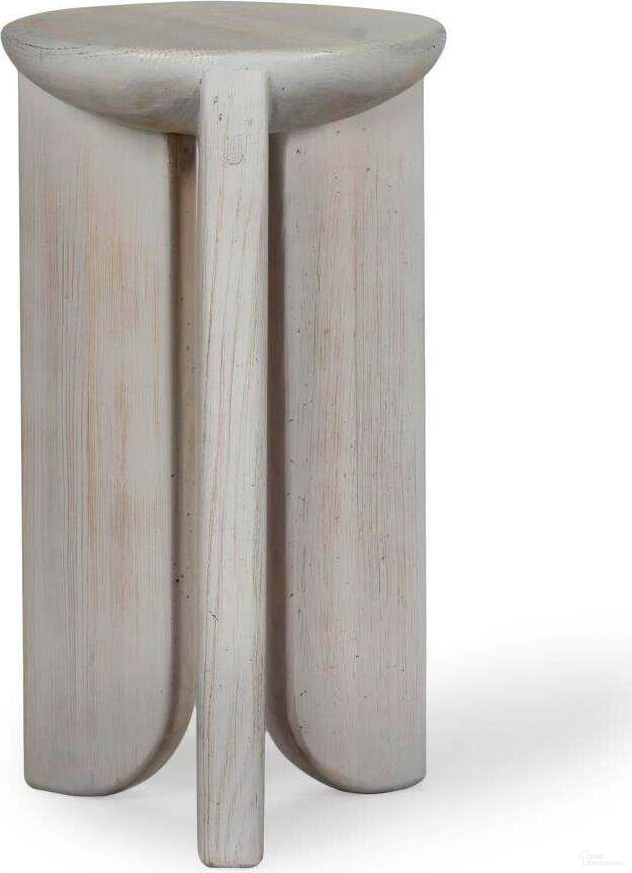 The appearance of Hemi Side Table Medium In White Wash designed by Union Home Furniture in the modern / contemporary interior design. This white wash piece of furniture  was selected by 1StopBedrooms from Hemi Collection to add a touch of cosiness and style into your home. Sku: LVR00554. Material: Wood.